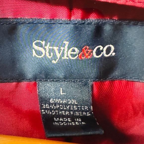 Style & Co Coat, just dry cleaned - Picture 2 of 3